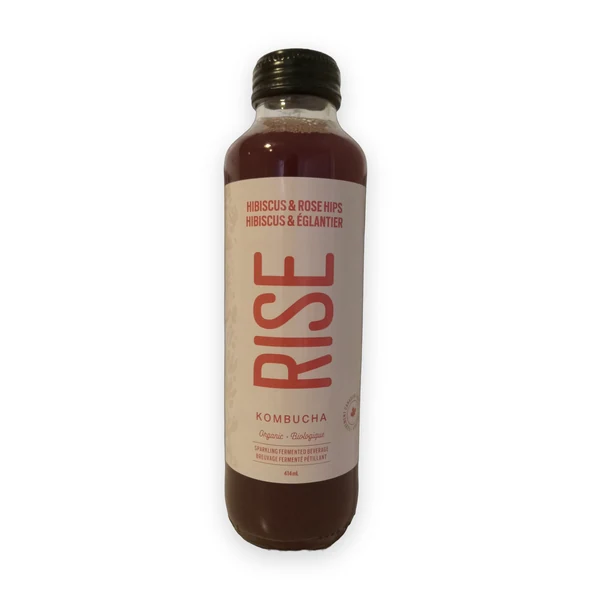 Rise Kombucha Hibiscus & Rose Hips