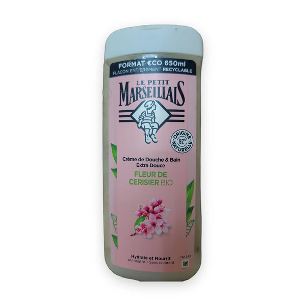 Le Petit Marseillais Crème de Douche & Bain Extra douce — Fleur de cerisier BIO